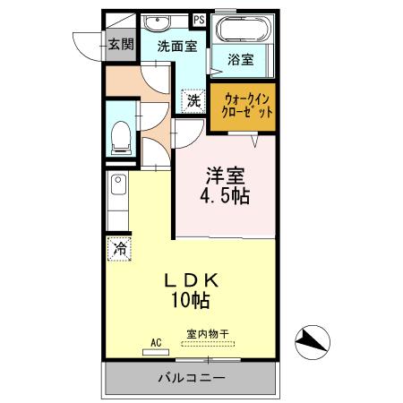 パレス丹波　参番館（301） 間取り図画像