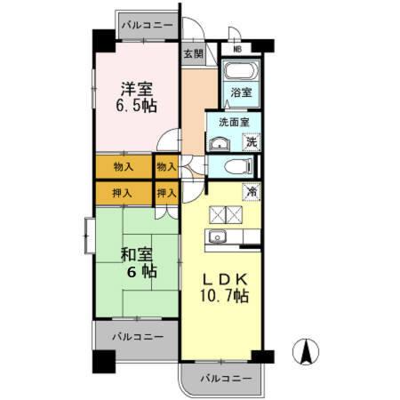 モン・ルポ（105） 間取り図画像