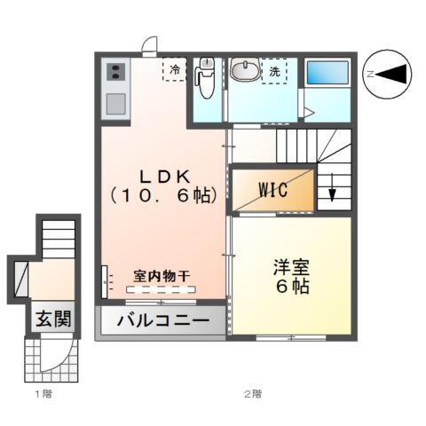 コンフォール四方池 間取り図画像