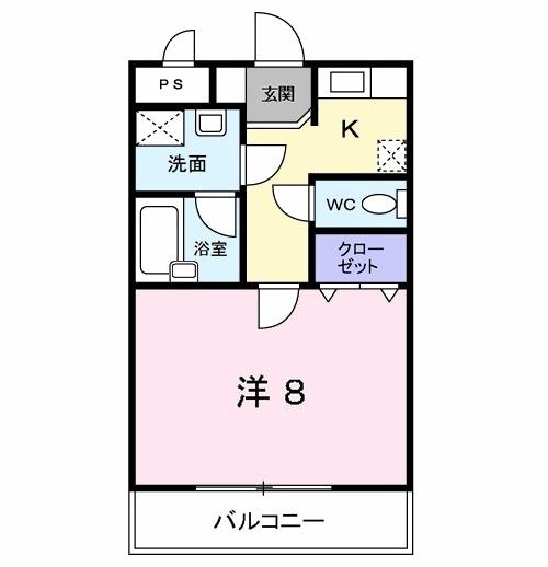 ジュネス黒髪（103） 間取り図画像
