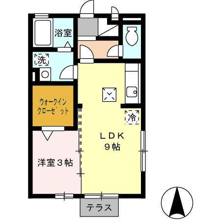 グレース（102） 間取り図画像