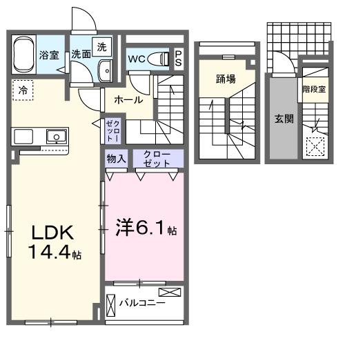 アバンツァートⅠ（305） 間取り図画像