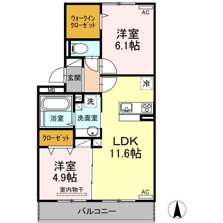 Rose　Mansion(ﾛｰｽﾞﾏﾝｼｮﾝ）（303） 間取り図画像