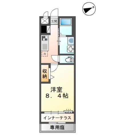 アジュール 間取り図画像