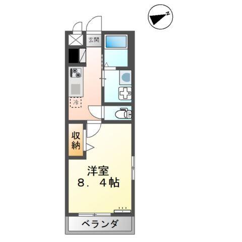 アジュール 間取り図画像