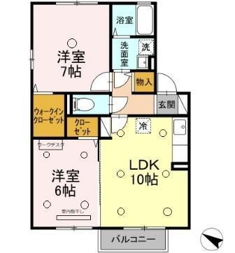 グランモア外城（203） 間取り図画像