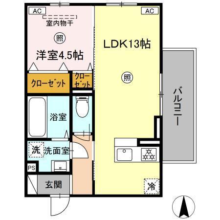 アンビシャス西熊本（205） 間取り図画像