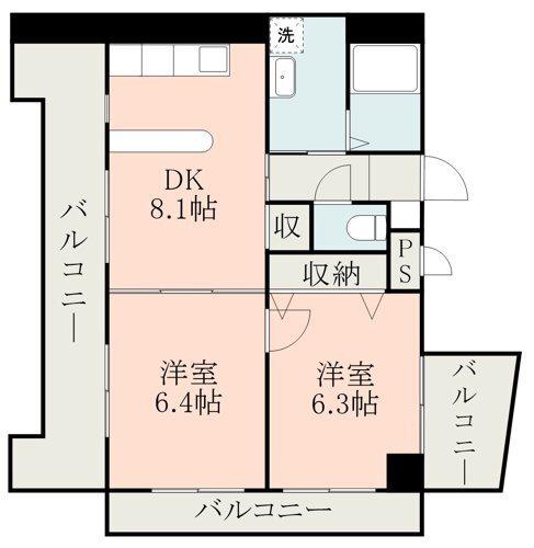 ビルド・ケアI（802） 間取り図画像
