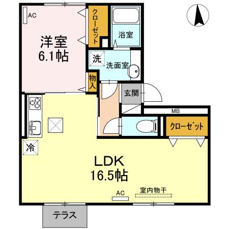 Rose　MansionⅡ(ﾛｰｽﾞﾏﾝｼｮﾝ）（102） 間取り図画像