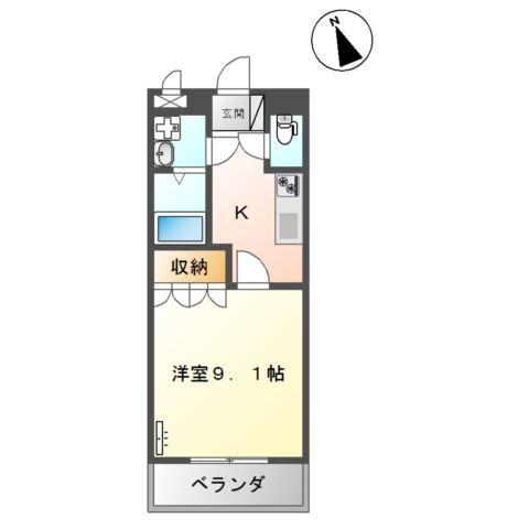 レジデンスフラワー 間取り図画像