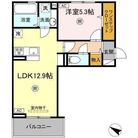 オーヴィラージュⅡ（306） 間取り図画像