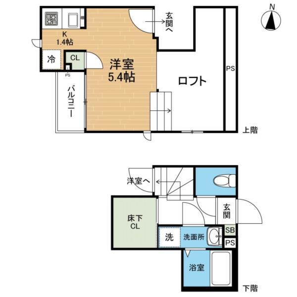 CB南熊本ライト（0105） 間取り図画像