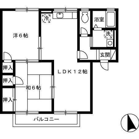 セジュール高塘（ﾀｶﾄﾓ）（202） 間取り図画像