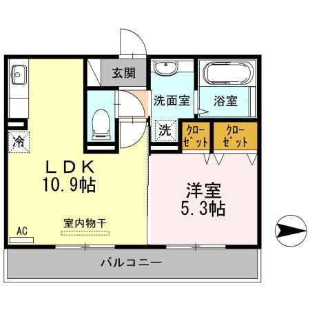 ディアコート（302） 間取り図画像