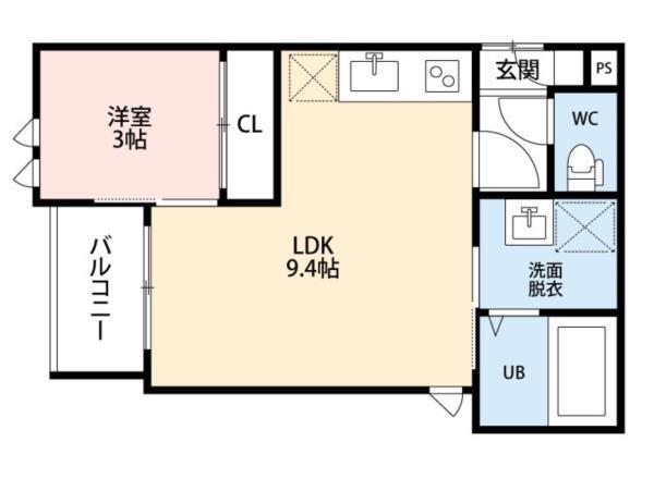 REGALEST　HANAZONO（201） 間取り図画像