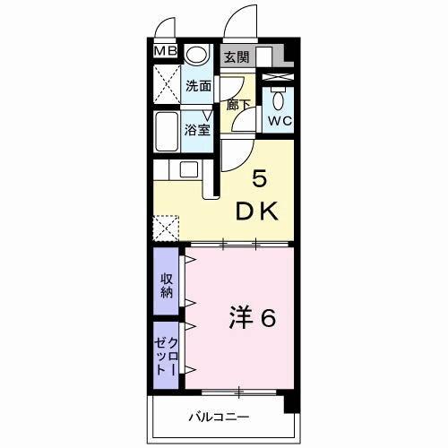 アニバーサリー（103） 間取り図画像
