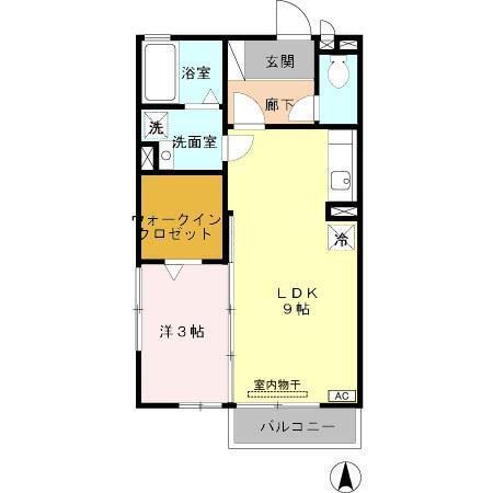 ルミエール　ユウ（203） 間取り図画像