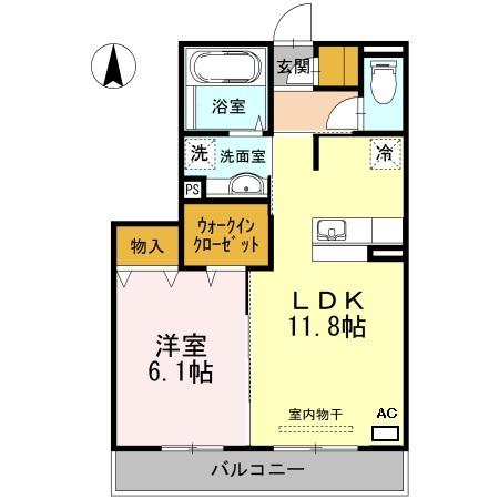 ユイマール近見（202） 間取り図画像