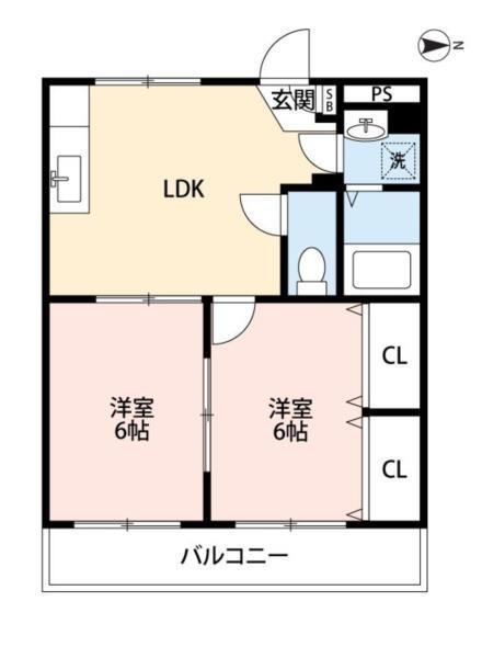 Lamour Aso（0303） 間取り図画像