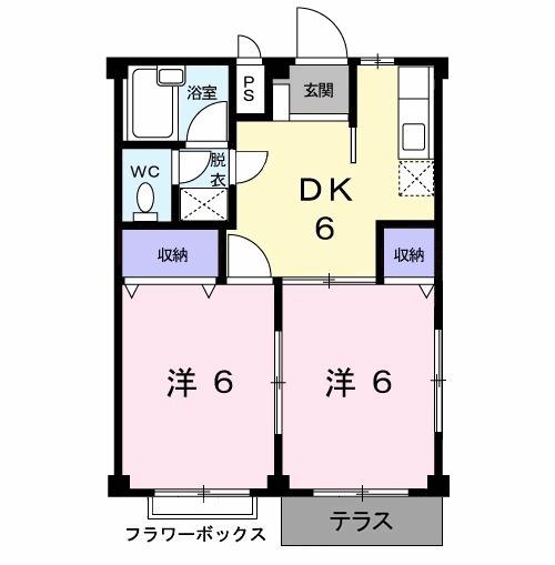レジデンスタナカＢ（101） 間取り図画像