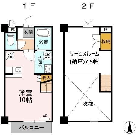 チェリースメル（206） 間取り図画像
