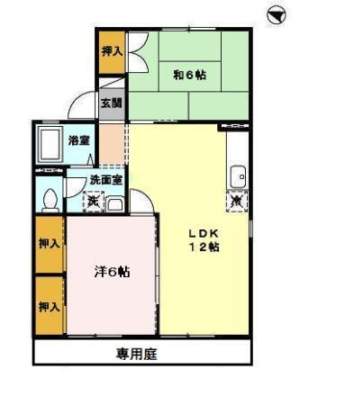 エスボワール　A棟（101） 間取り図画像