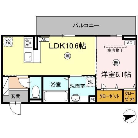 TORISIA上代（203） 間取り図画像