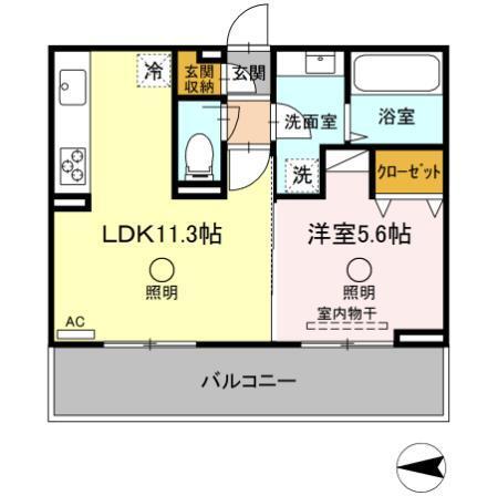 エーデル（302） 間取り図画像