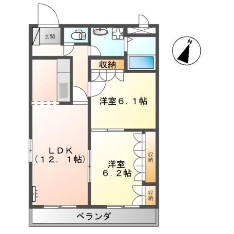 ｂｉｅｎｖｉｖｒｅ楡木 間取り図画像