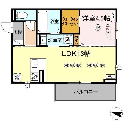 TORISIA飛田（205） 間取り図画像