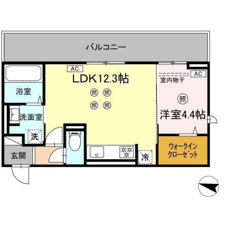 TORISIA飛田（303） 間取り図画像