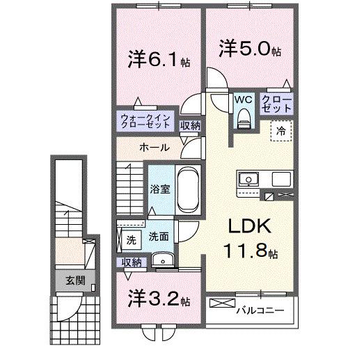 ルシール（203） 間取り図画像