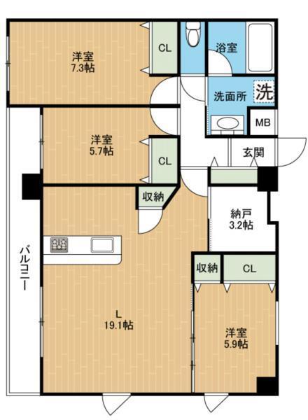 間取図(平面図)