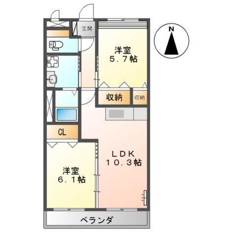 茉莉花 間取り図画像