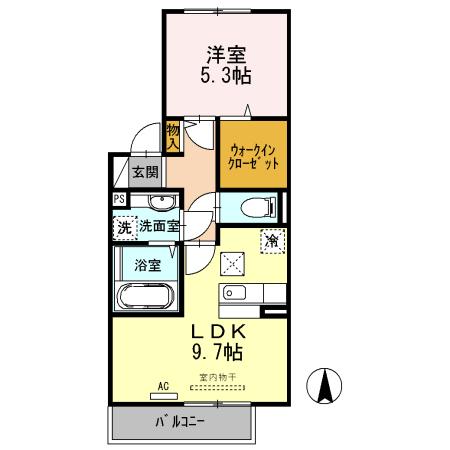 ユーエム・セイラⅢ（203） 間取り図画像
