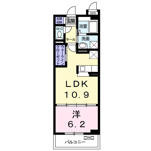 ドリーム　カミングⅠ（103） 間取り図画像