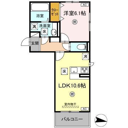 コートドール7（101） 間取り図画像
