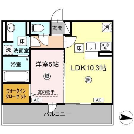 コートドール7（102） 間取り図画像