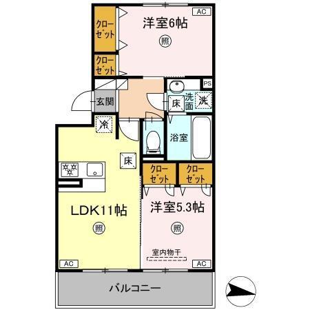 コートドール7（105） 間取り図画像