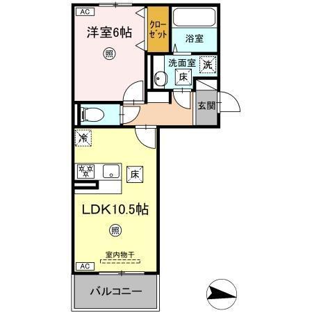 コートドール7（103） 間取り図画像