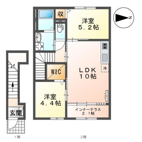 フレグラント・オリーヴ 間取り図画像