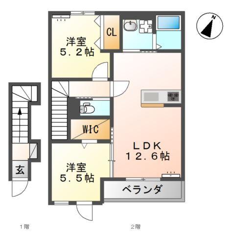 ソラリア　メゾン 間取り図画像