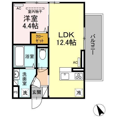グレンディールⅢ（305） 間取り図画像