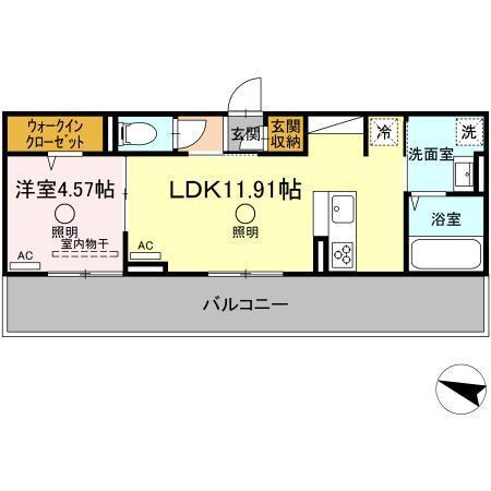 ビブロスポンテⅡ（302） 間取り図画像