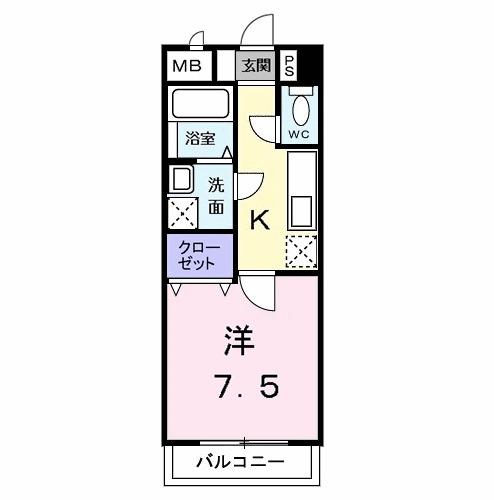アヴァンティ（405） 間取り図画像
