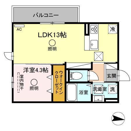 TSコート大津（105） 間取り図画像