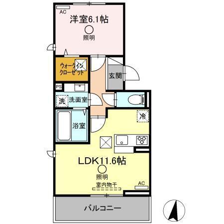 クレリア（305） 間取り図画像