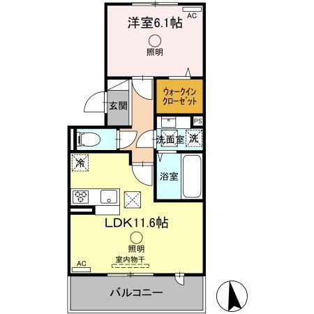 シェシレーヌ（103） 間取り図画像