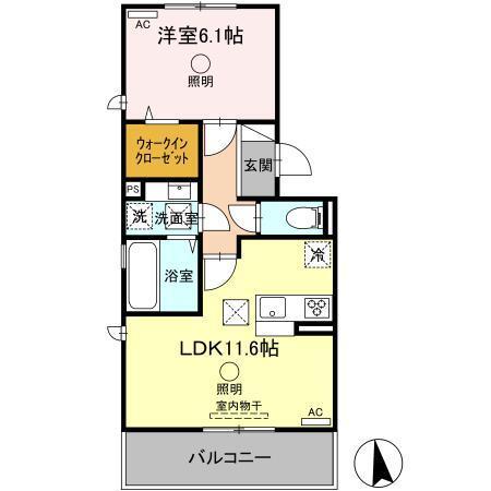 シェシレーヌ（105） 間取り図画像