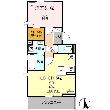 シェシレーヌ（305） 間取り図画像